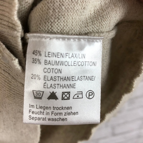 Madeleine Women's Cardigan Size 8/10 Beige - Picture 5 of 6